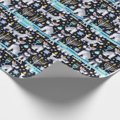 Hanukka-Packpapier Geschenkpapier (Ecke)