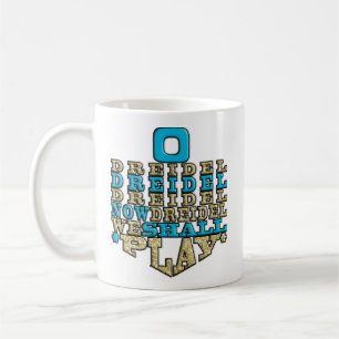 Hanukka Tasse "O Dreidel Dreidel Dreidel..."