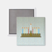 Hanukkah 2010...Squared Magnet (Vorderseite/Rückseite)