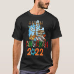 Hanukkah 2022 Menorah Jüdische Chanukah Pajamas Ha T-Shirt<br><div class="desc">Hanukkah 2022 Menorah Jüdische Chanukah Pajamas Happy Hanukkah</div>