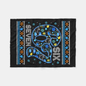 Hanukkah 67 Six Seven Boy Girl Kids 67 Meme Hanukk Fleecedecke (Vorderseite (Horizontal))