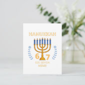 Hanukkah 67 Six Seven Meme Postkarte (Stehend Vorderseite)