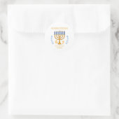 Hanukkah 67 Six Seven Meme Runder Aufkleber (Tasche)