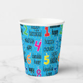 Hanukkah 8 Crazy Nights Blue 8 oz. Pappbecher (Rechts)