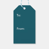 Hanukkah 8 Crazy Nights Geschenktag Geschenkanhänger (Rückseite)