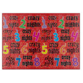 Hanukkah 8 Crazy Nights Schneidebrett (Vorderseite)