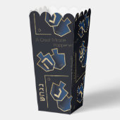 Hanukkah A Great Miracle Dark Blue Geschenkschachtel (Vorderseite)