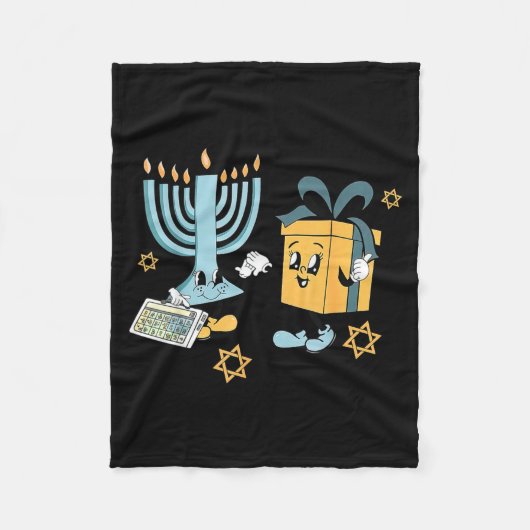 Hanukkah Aac Speech Therast Slp Communication Acce Fleecedecke (Vorderseite)