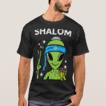 Hanukkah Alien Shalom Chanukah Jüdischer Raum Männ T-Shirt<br><div class="desc">Hanukkah Alien Shalom Chanukah Jüdischer Raum Männer Frauen Kinder</div>