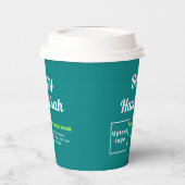 Hanukkah Aquamariner Grünbuch-Cup Pappbecher (Links)