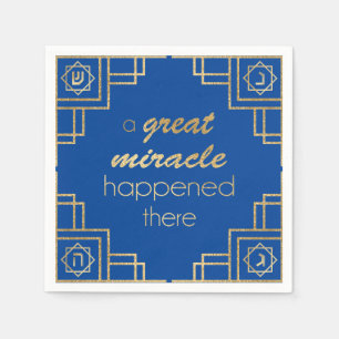 Hanukkah Art Deco Ein perfektes Wochenende in Luga Serviette
