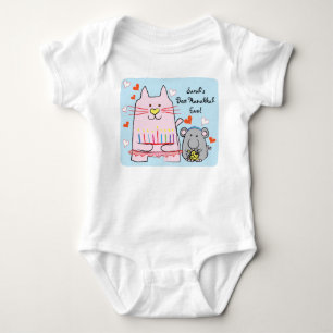Hanukkah Baby Jersey Body Anzug/Cat und Maus Strampler
