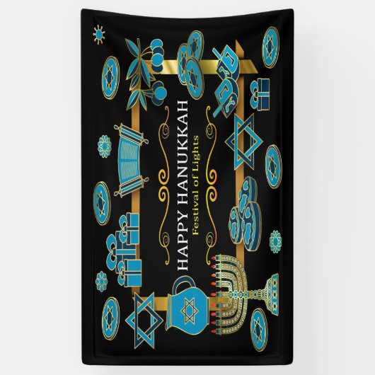 Hanukkah Banner (Vertikal)