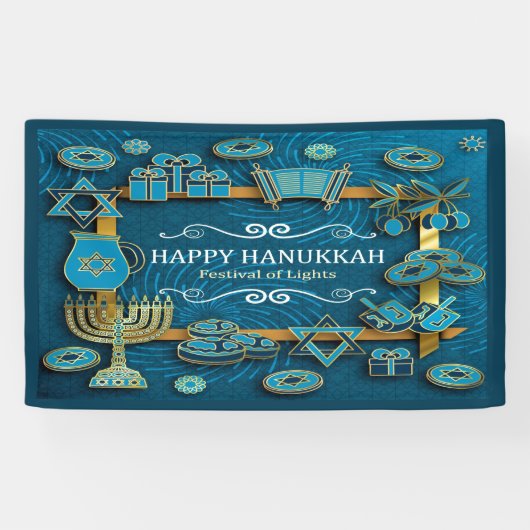 Hanukkah Banner (Horizontal)