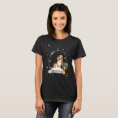 Hanukkah Basset Hound Dog Snow Globe Pajama T-Shirt (Vorne ganz)