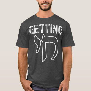 Hanukkah bekommt Chai hebräischer Buchstabe Männer T-Shirt
