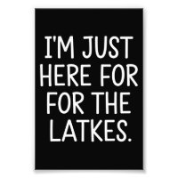 Hanukkah bin ich nur für die Latkes jüdisch hier