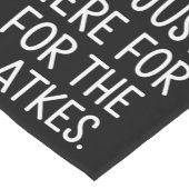 Hanukkah bin ich nur für die Latkes jüdisch hier Kurzer Tischläufer (Ecke)