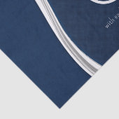 Hanukkah Blau und Weiß mit jedem Kerzenlicht Seidenpapier (Ausschnitt)