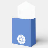 Hanukkah Blessings - Blauer Zickzack Star von Davi Geschenkschachtel (Geöffnet)