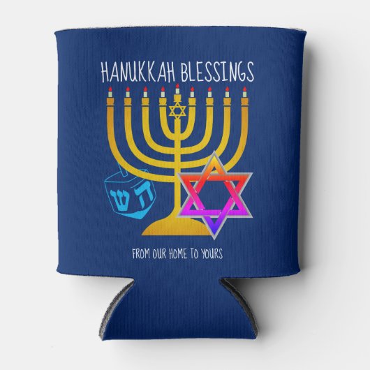 Hanukkah Blessings Dosenkühler (Vorderseite)