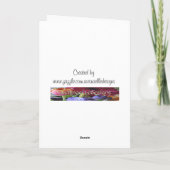 Hanukkah Blessings Feiertagskarte (Rückseite)