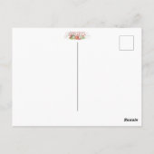 Hanukkah Blessings Hebräisch Englische Leuchtkerze Postkarte (Rückseite)