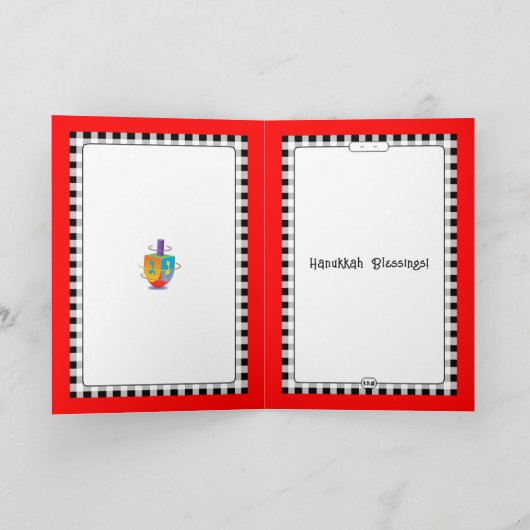 Hanukkah Blessings Karte (Innenseite)