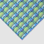 Hanukkah Blue Green Menorah Muster Einfache Modern Seidenpapier<br><div class="desc">Ein nahes Foto mit leuchtenden, farbenfrohen, blauen und grünen künstlerischen Menorahs hilft Ihnen den Urlaub in Hanukka stilvoll zu gestalten. Genießen Sie die Wärme und Freude der Ferienzeit, wenn Sie dieses bunte Hanukkah-Papiertaschentuch verwenden. Passende Karten, Porto, Aufkleber, Kissen, Haushaltswaren, Tasche und andere Produkte sind auch in meiner "Hanukkah Colorful, Künstlerisch...</div>