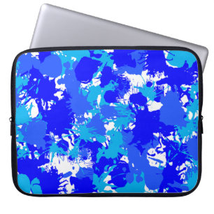 Hanukkah Blue Paint Spritzer Laptopschutzhülle