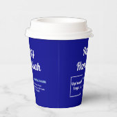 Hanukkah Blue Paper Cup Pappbecher (Rechts)