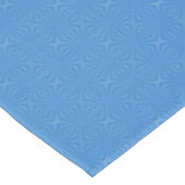 Hanukkah Blue Squiggly Squares Tischdecke (Schrägansicht)