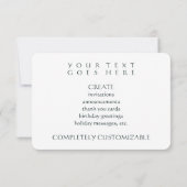 Hanukkah Bokeh Einladung (Rückseite)