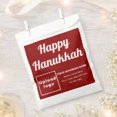 Hanukkah Business Red Background Paper Bag Geschenktütchen (Ausgeschnitten)