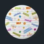 Hanukkah Button, Chanukah-Party Button<br><div class="desc">Chanukah Round Button, "Chanukah Party" Vielen Dank für Ihr Kommen und Shopping bei. Viel geschätzt! Form: Rundschaltfläche mit Zazzle-Schaltflächen können Sie mehr tun, als nur eine politische Meinung zu äußern. Du kannst deine eigenen Designs, Bilder und Texte hinzufügen und alles ausdrücken, was dir wichtig ist. Starten Sie noch heute mit...</div>