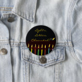 Hanukkah Button, Lichter, Latkes, Chanukah! Button (Beispiel)