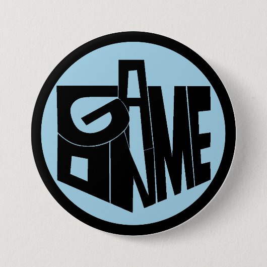 Hanukkah Button, Spiel am Black Dreidel Button (Vorderseite)