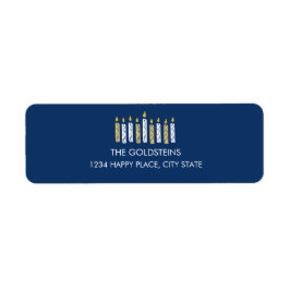 Hanukkah Candles Blauer Urlaub