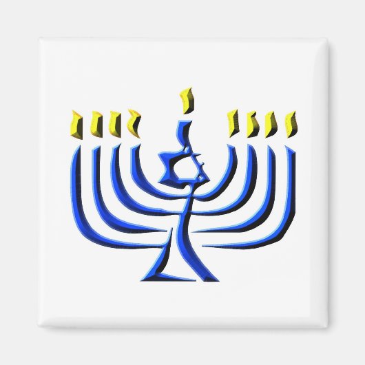 Hanukkah Candles Magnet (Vorne)