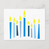 Hanukkah Candles Postkarte (Vorderseite)