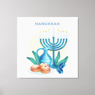 Hanukkah Canvas Print Leinwanddruck