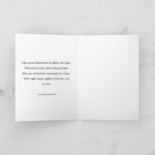 Hanukkah Card 3 Foto Collage Urlaub Segen Karte (Innenseite)