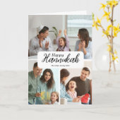 Hanukkah Card 3 Foto Collage Urlaub Segen Karte (Gelbe Blume)