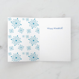 Hanukkah Card 5" x 7" leer Feiertagskarte