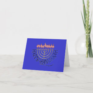 Hanukkah Card Feiertagskarte