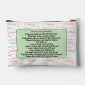 Hanukkah Cat and Friends Play Dreidel Zubehörtasche (Rückseite)