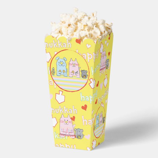 Hanukkah Cat Dog Mouse Bird Gefälligkasten Geschenkschachtel (Geplatzt)