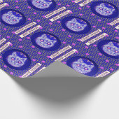 HANUKKAH CAT Packpapier (Ecke)