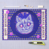HANUKKAH CAT Tissue Paper Seidenpapier (Handwerk)