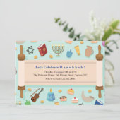 Hanukkah Celebration Einladung (Stehend Vorderseite)